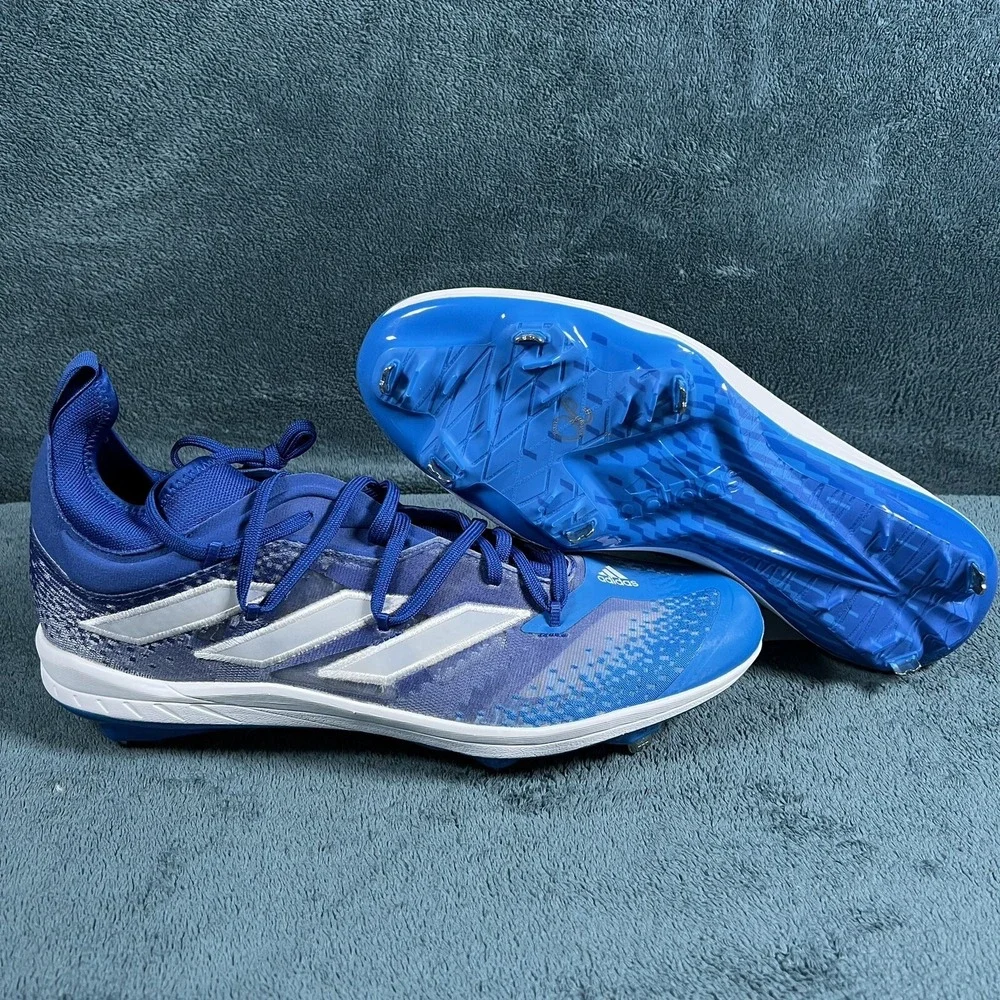 Adidas Adizero‎ Afterburner Royal Blue Baseball Cleats Men's Size 15 HP2178